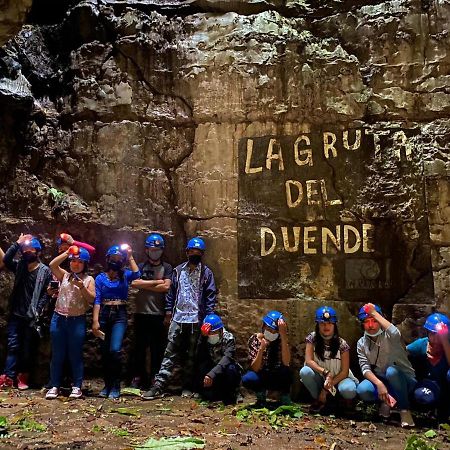 Camp La Gruta Del Duende Hotel Cuetzalán Bagian luar foto