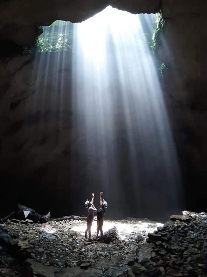 Camp La Gruta Del Duende Hotel Cuetzalán Bagian luar foto